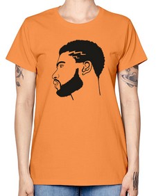 beardman 52# - black boys or men -  Missy T-Shirt