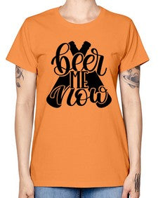 beer me now 657# - beer -  Missy T-Shirt