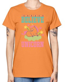 believe unicorn 45# - unicorn -  Missy T-Shirt