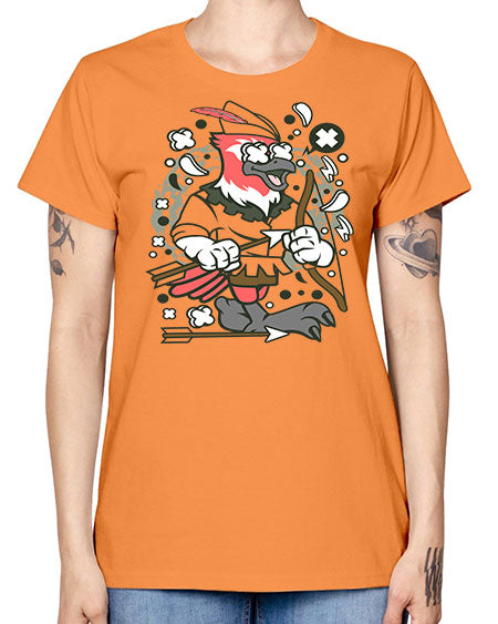 bird robin hood 25# - birds -  Missy T-Shirt