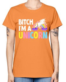 bitch im a unicorn 61# - unicorn -  Missy T-Shirt