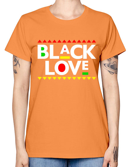 black love 228# - black words and phrases -  Missy T-Shirt