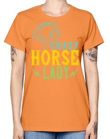 crazy horse lady Style 10# - horse -  Missy T-Shirt