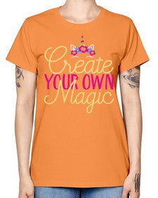 create your own magic 82# - unicorn -  Missy T-Shirt