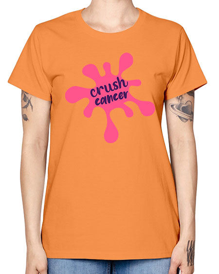 crush cancer Style 18# - breast cancer -  Missy T-Shirt