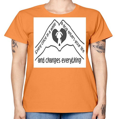 dog changes everything 75# - dogs -  Missy T-Shirt