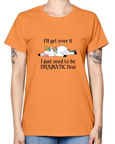 dramatic unicorn 96# - unicorn -  Missy T-Shirt