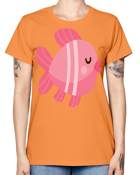 fish 53# - shark-fish -  Missy T-Shirt