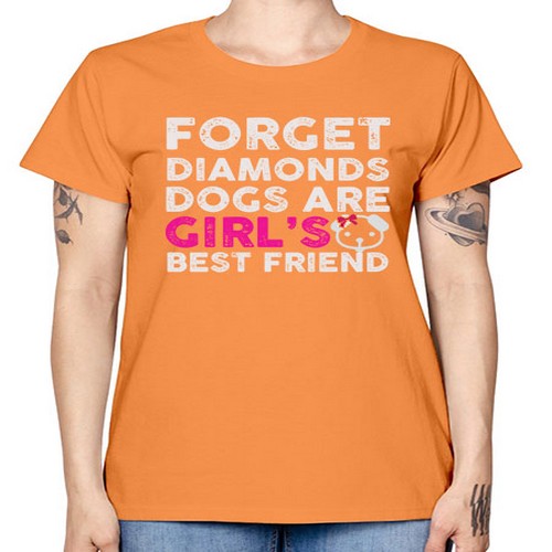 forget diamonds dogs 141# - dogs -  Missy T-Shirt