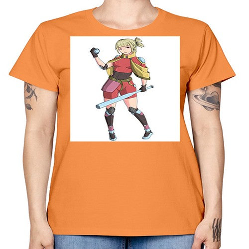 girl bring stick3# - anime -  Missy T-Shirt