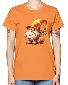 gnome with butterfly 09# - gnome -  Missy T-Shirt