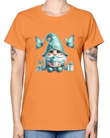 gnome with butterfly 10# - gnome -  Missy T-Shirt