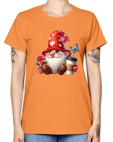 gnome with butterfly 12# - gnome -  Missy T-Shirt