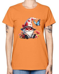 gnome with butterfly 13# - gnome -  Missy T-Shirt