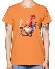 gnome with butterfly 16# - gnome -  Missy T-Shirt