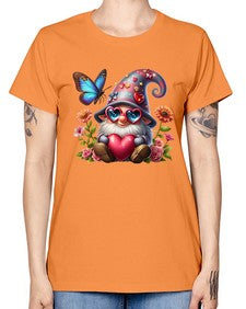 gnome with butterfly 17# - gnome -  Missy T-Shirt