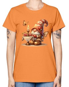 gnome with butterfly 21# - gnome -  Missy T-Shirt