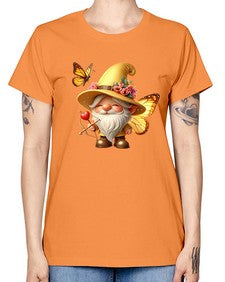 gnome with butterfly 27# - gnome -  Missy T-Shirt