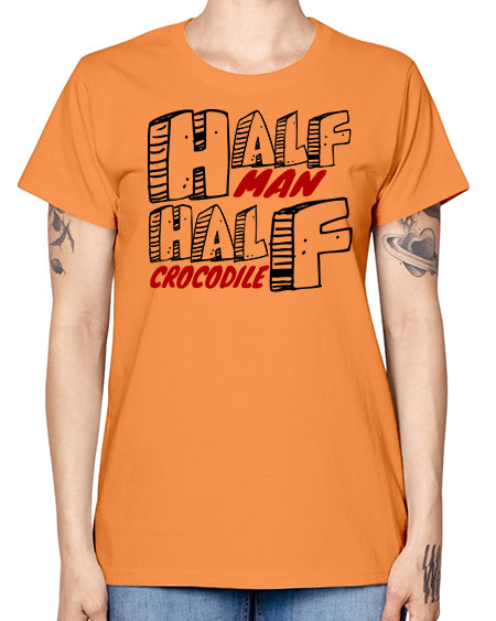 half man half crocodile - alligator -  Missy T-Shirt