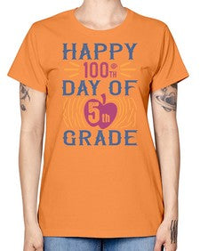 happy th day of fifth grade 250# - fifth grade -  Missy T-Shirt