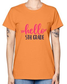 hello fifth grade 258# - fifth grade -  Missy T-Shirt