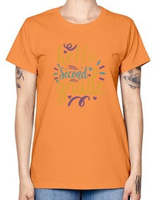 hello second grade 321# - second grade -  Missy T-Shirt