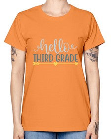 hello third grade 339# - third grade -  Missy T-Shirt