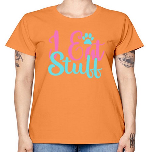 i eat stuff Style 82# - dogs -  Missy T-Shirt