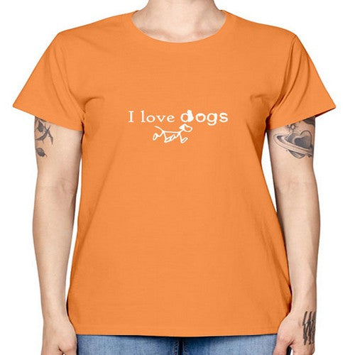 i love dog 33# - dogs -  Missy T-Shirt