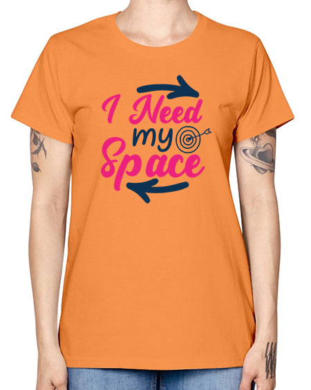 i need my space 23# - space -  Missy T-Shirt