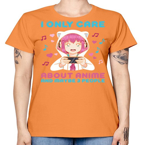 i only care about anime and maybe people234# - anime -  Missy T-Shirt