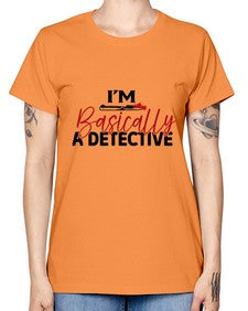 im basically a detective 636# - true crime -  Missy T-Shirt