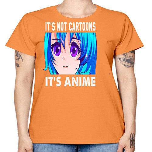 its not cartoons its anime253# - anime -  Missy T-Shirt