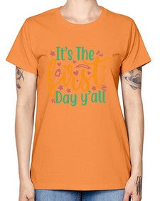 its the first day yall 395# - last day of school -  Missy T-Shirt