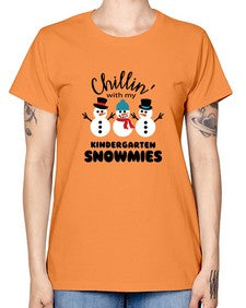 kindergarten snowmies 434# - kindergarten -  Missy T-Shirt