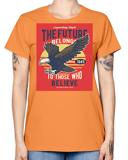legendary eagle 55# - birds -  Missy T-Shirt