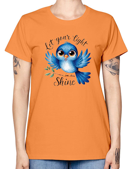 let your light shine 61# - birds -  Missy T-Shirt
