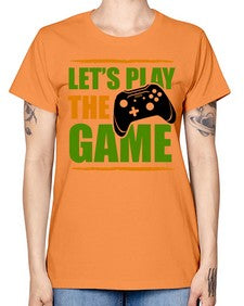 lets play the game 136# - video games -  Missy T-Shirt