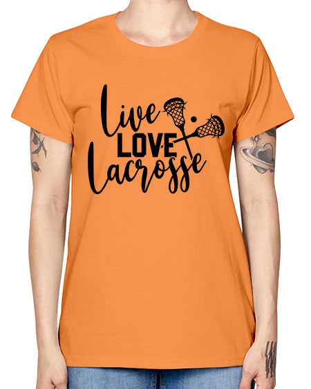 live.love 11# - lacrosse -  Missy T-Shirt
