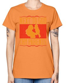next to god thy parents 485# - parents day -  Missy T-Shirt