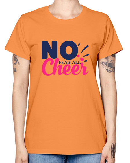 no fear all cheer 1728# - cheer -  Missy T-Shirt