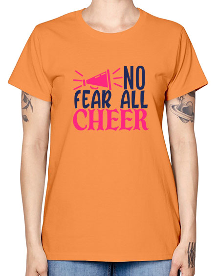 no fear all cheer 1739# - cheer -  Missy T-Shirt