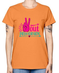 out five grade 608# - fifth grade -  Missy T-Shirt