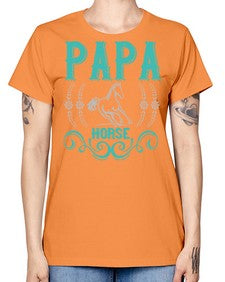 papa horse Style 26# - horse -  Missy T-Shirt
