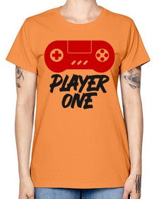 play one 145# - video games -  Missy T-Shirt