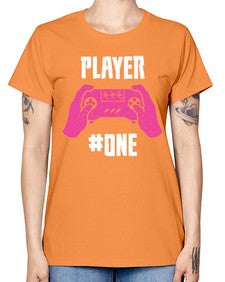 player one 147# - video games -  Missy T-Shirt