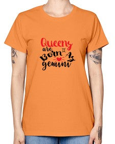 queens Are Born As Gemini 385# - gemini -  Missy T-Shirt