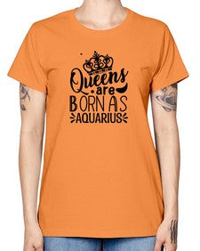 queens are born as Aquarius 388# - aquarius -  Missy T-Shirt