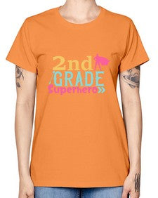 second Grade Superhero color 833# - second grade -  Missy T-Shirt