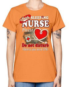 sleeping nurse 1402# - nurse -  Missy T-Shirt